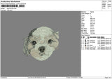 Dog 2610 Embroidery File 6 sizes