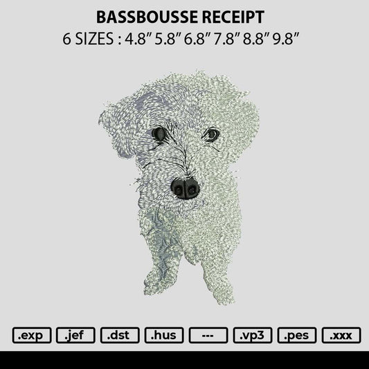 Dog 2612 Embroidery File 6 sizes