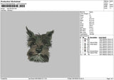 Dog 2810 Embroidery File 6 sizes