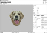 Dog 2910 Embroidery File 6 sizes