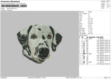 Dog 2910b Embroidery File 6 sizes