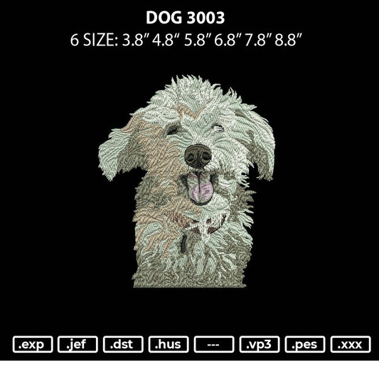 Dog 3003 Embroidery