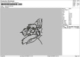 Dog line 0410 Embroidery File 6 sizes