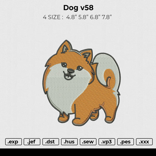 Dog v58 Embroidery