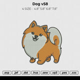 Dog v58 Embroidery