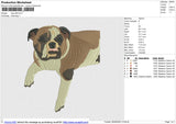 Dog v68 Embroidery