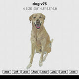 dog v73 Embroidery