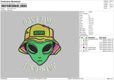Dont Panic Embroidery File 6 sizes
