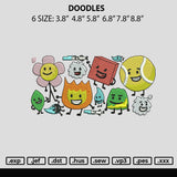 Doodles Embroider File 6 sizes