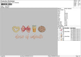 Dosetext01 Embroidery File 6 sizes