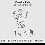 Drawing Kids Embroidery