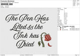 Dried Embroidery File 6 size