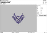 Eagle 1411 Embroidery File 6 sizes