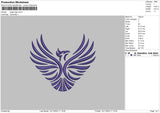 Eagle 1411 Embroidery File 6 sizes
