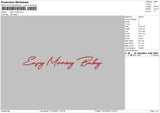 Easy Bby Embroidery File 6 sizes