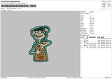 Eddy V1 Embroidery File 6 sizes