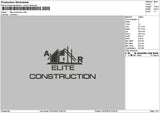Elitetext 2310 Embroidery File 6 sizes