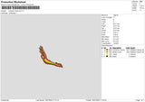 Ember Hand Embroidery File 6 sizes