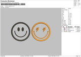 Emoticon Applique Embroidery File 6 sizes