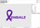 Endalz Embroidery File 6 size