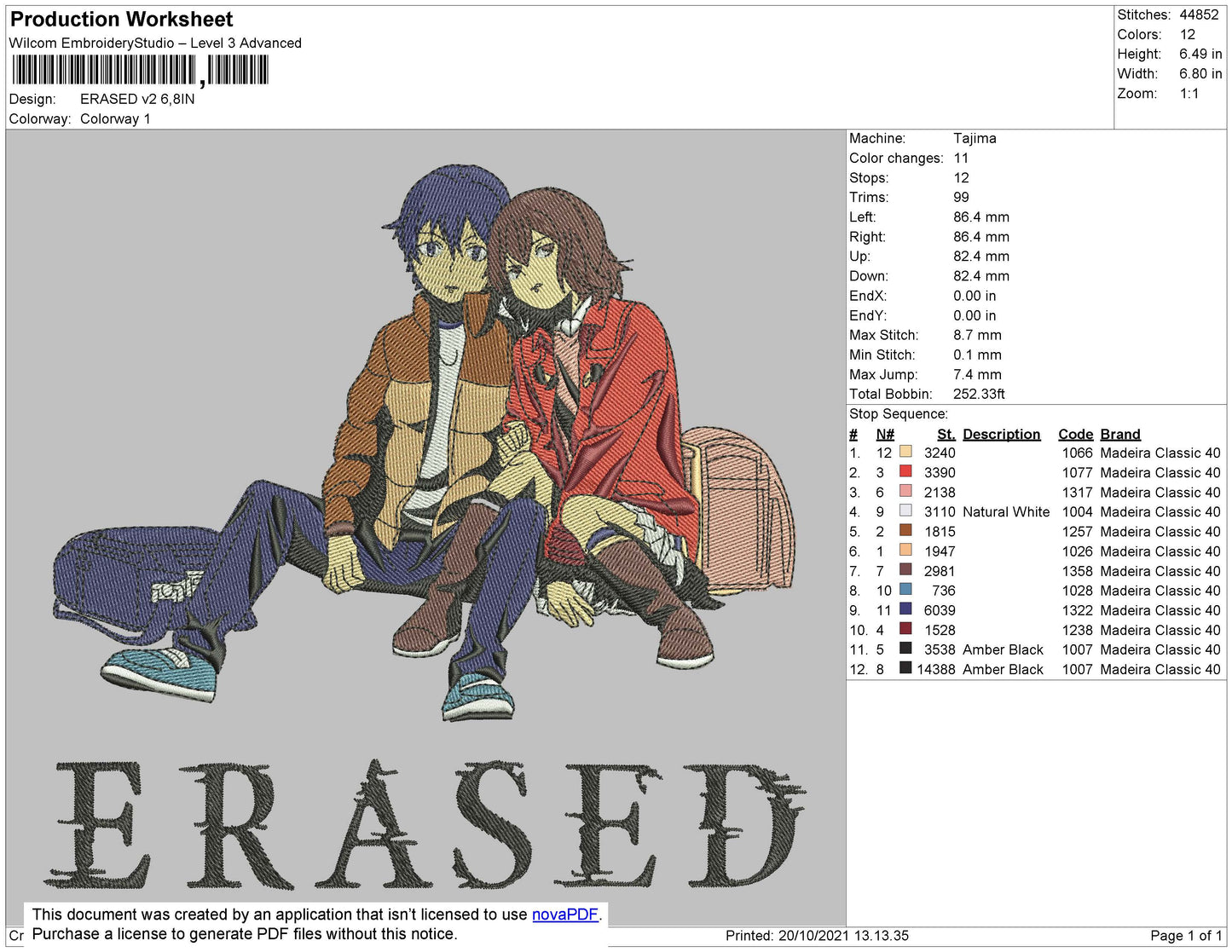 Erased V2 Embroidery