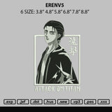 Erenv5 Embroidery File 6 sizes