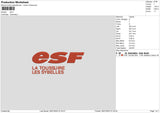 Esf Embroidery File 6 sizes