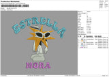 Estrella M Embroidery File 6 sizes
