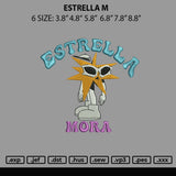 Estrella M Embroidery File 6 sizes