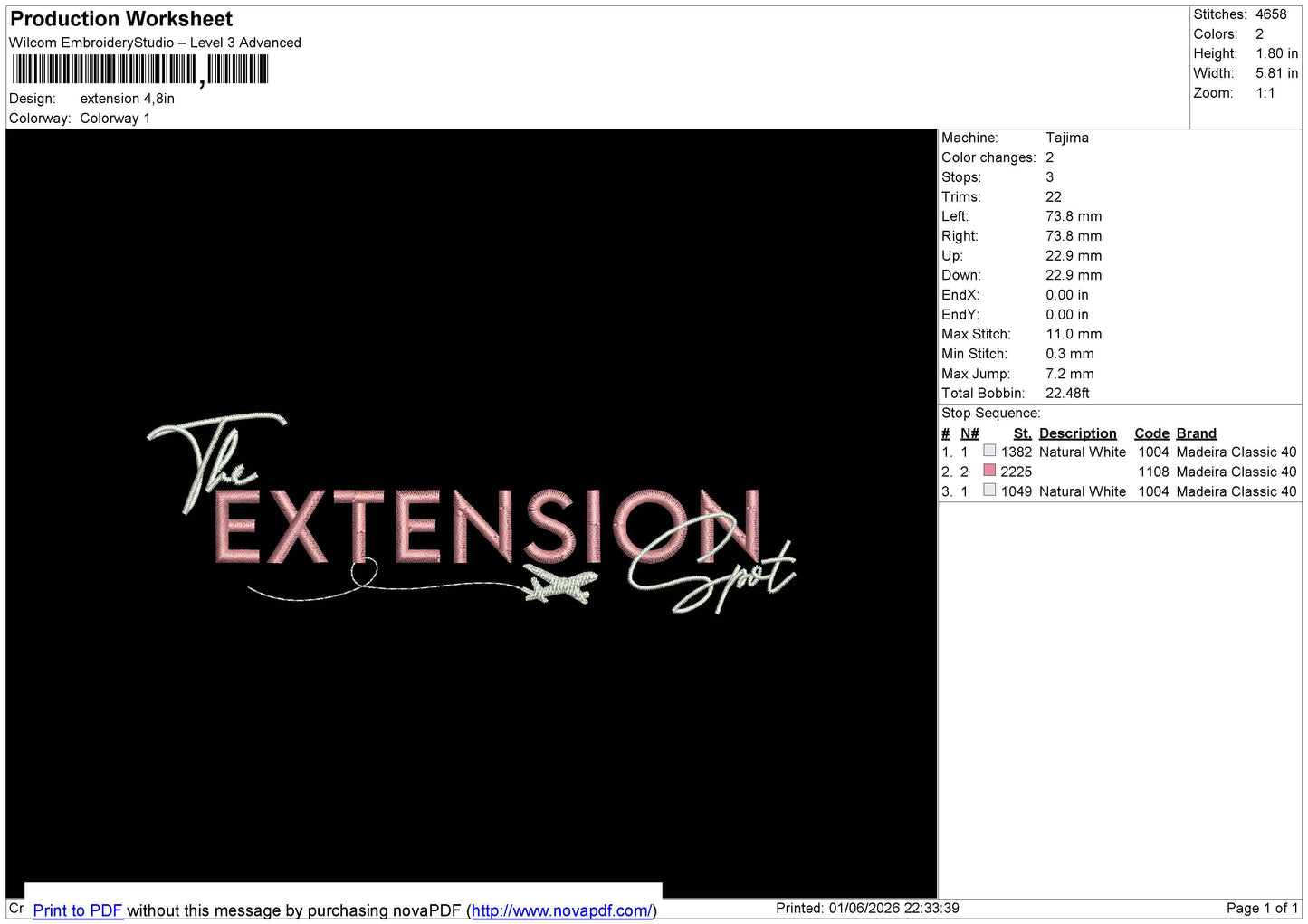 extension File 6 sizes