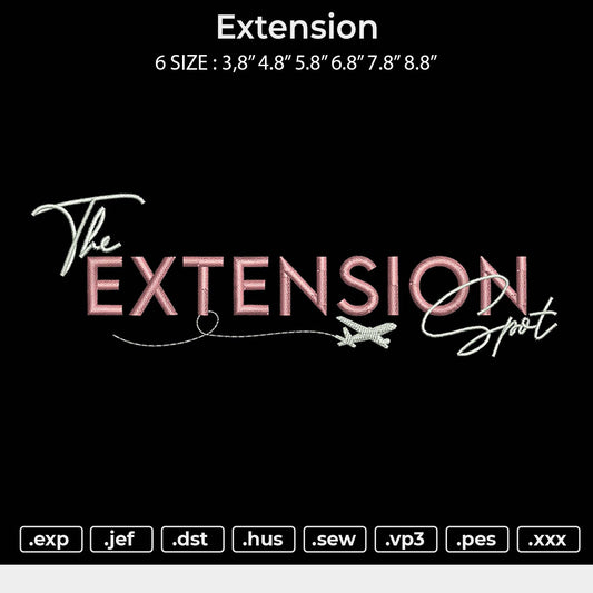 extension File 6 sizes