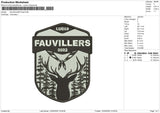 Fauvillers2022 (2 Version) Embroidery Machine File