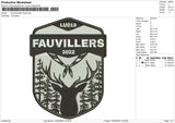 Fauvillers2022 (2 Version) Embroidery Machine File