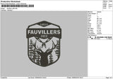 Fauvillers2022 (2 Version) Embroidery Machine File