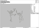 Flowers 2209 Embroidery File 6 sizes