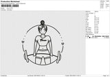 Focus Embroidery File 6 size