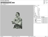 Freddie Mercury Embroidery