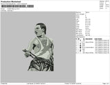 Freddie Mercury Embroidery