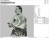 Freddie Mercury Embroidery