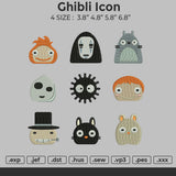 Ghibli Icon Embroidery