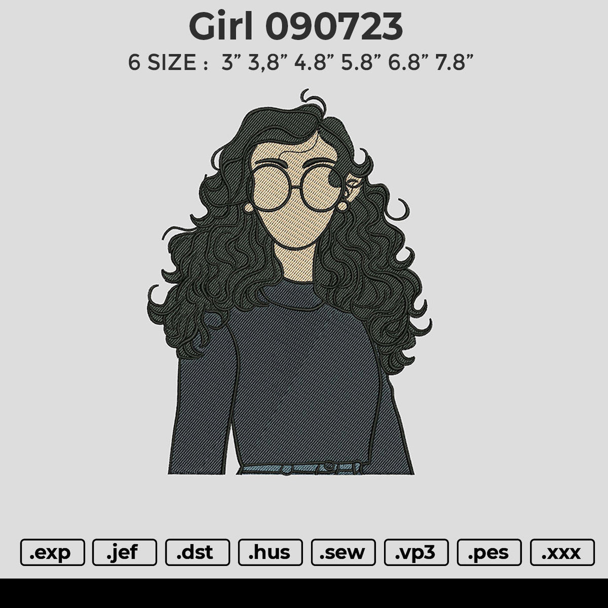 Girl 090723 Embroidery