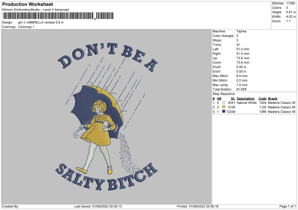 Girl N Umbrella REV