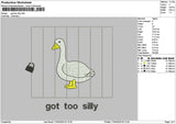 Ducktext 1704 Embroidery File 6 sizes