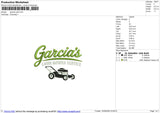 Gracias puff Embroidery File 6 sizes
