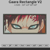 Gaara Rectangle V2 Embroidery