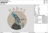 Hadestext Embroidery File 6 sizes