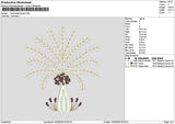 Flower 1403 Embroidery File 6 sizes