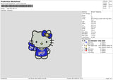 Kitty Bills Embroidery File 6 sizes