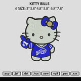 Kitty Bills Embroidery File 6 sizes