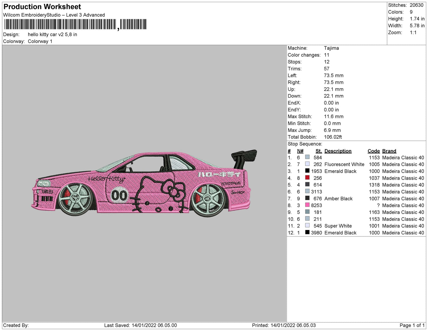 hello kitty car v2
